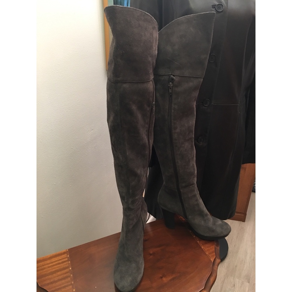 Nine West over the knee suede boots